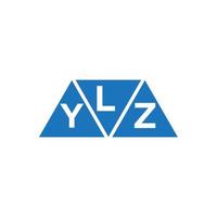 lyz abstrakt Initiale Logo Design auf Weiß Hintergrund. lyz kreativ Initialen Brief Logo Konzept. vektor