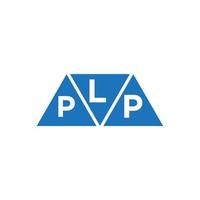 lpp abstrakt Initiale Logo Design auf Weiß Hintergrund. lpp kreativ Initialen Brief Logo Konzept. vektor