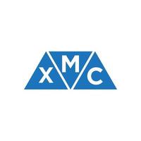 mxc abstrakt första logotyp design på vit bakgrund. mxc kreativ initialer brev logotyp begrepp. vektor