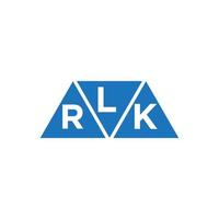 lrk abstrakt första logotyp design på vit bakgrund. lrk kreativ initialer brev logotyp begrepp. vektor