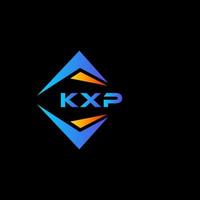 kxp abstrakt teknologi logotyp design på svart bakgrund. kxp kreativ initialer brev logotyp begrepp. vektor