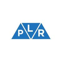 lpr abstrakt Initiale Logo Design auf Weiß Hintergrund. lpr kreativ Initialen Brief Logo Konzept. vektor