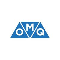moq abstrakt Initiale Logo Design auf Weiß Hintergrund. moq kreativ Initialen Brief Logo Konzept. vektor