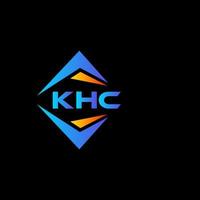 khc abstrakt teknologi logotyp design på svart bakgrund. khc kreativ initialer brev logotyp begrepp. vektor