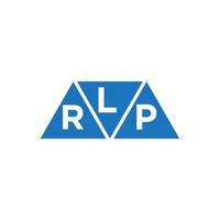 lrp abstrakt första logotyp design på vit bakgrund. lrp kreativ initialer brev logotyp begrepp. vektor