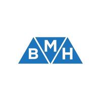 mbh abstrakt Initiale Logo Design auf Weiß Hintergrund. mbh kreativ Initialen Brief Logo Konzept. vektor