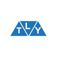 lty abstrakt Initiale Logo Design auf Weiß Hintergrund. lty kreativ Initialen Brief Logo Konzept. vektor
