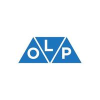 lop abstrakt första logotyp design på vit bakgrund. lop kreativ initialer brev logotyp begrepp. vektor