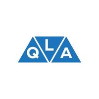 lqa abstrakt första logotyp design på vit bakgrund. lqa kreativ initialer brev logotyp begrepp. vektor