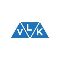 lvk abstrakt Initiale Logo Design auf Weiß Hintergrund. lvk kreativ Initialen Brief Logo Konzept. vektor