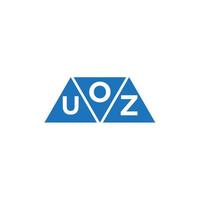 ouz abstrakt första logotyp design på vit bakgrund. ouz kreativ initialer brev logotyp begrepp. vektor