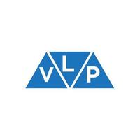 lvp abstrakt första logotyp design på vit bakgrund. lvp kreativ initialer brev logotyp begrepp. vektor