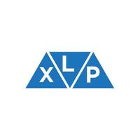 lxp abstrakt första logotyp design på vit bakgrund. lxp kreativ initialer brev logotyp begrepp. vektor