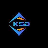 kb abstrakt Technologie Logo Design auf schwarz Hintergrund. kb kreativ Initialen Brief Logo Konzept. vektor