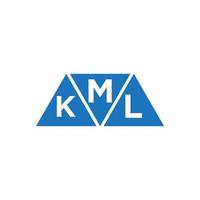 mkl abstrakt första logotyp design på vit bakgrund. mkl kreativ initialer brev logotyp begrepp. vektor