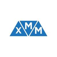 mxm abstrakt första logotyp design på vit bakgrund. mxm kreativ initialer brev logotyp begrepp. vektor