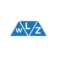 lwz abstrakt första logotyp design på vit bakgrund. lwz kreativ initialer brev logotyp begrepp. vektor