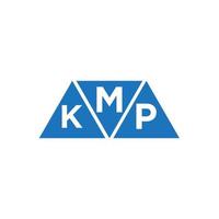 mkp abstrakt Initiale Logo Design auf Weiß Hintergrund. mkp kreativ Initialen Brief Logo Konzept. vektor