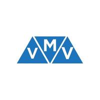 mvv abstrakt Initiale Logo Design auf Weiß Hintergrund. mvv kreativ Initialen Brief Logo Konzept. vektor