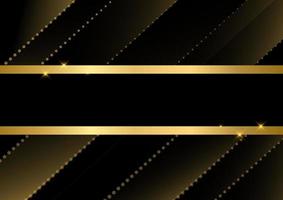 Grafik Luxus Gold Linie Element Vektor Prämie schwarz Hintergrund