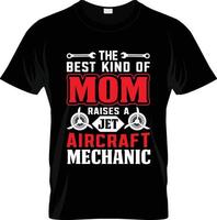 Mechaniker-T-Shirt-Design, Mechaniker-T-Shirt-Slogan und Bekleidungsdesign, Mechanikertypografie, Mechanikervektor, Mechanikerillustration vektor