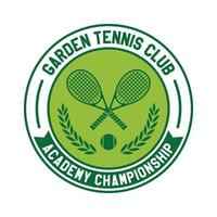 modern tennis klubb, sporter logotyp vektor