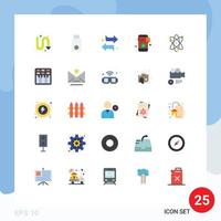25 kreativ Symbole modern Zeichen und Symbole von Nachrichten Smartphone Technologie Benachrichtigung richtig editierbar Vektor Design Elemente