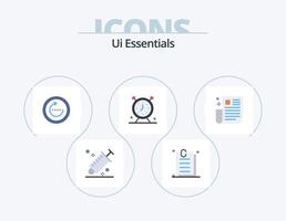 ui das Wesentliche eben Symbol Pack 5 Symbol Design. Zeitplan. Alarm. ui. ui. neu laden vektor