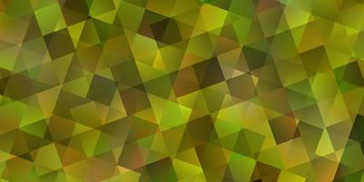 hellgrünes Muster im polygonalen Stil mit Würfeln vektor