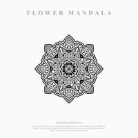 blomma mandala. vintage dekorativa element. orientaliskt mönster, vektorillustration. vektor