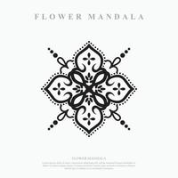 blomma mandala. vintage dekorativa element. orientaliskt mönster, vektorillustration. vektor