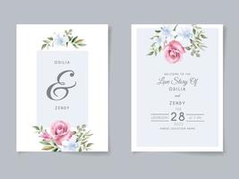 wedding invitation set card