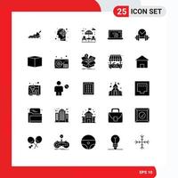 25 kreativ ikoner modern tecken och symboler av hantel förlorat Framgång internet förbindelse redigerbar vektor design element
