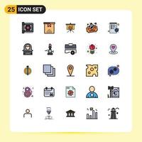 25 kreativ ikoner modern tecken och symboler av kolla upp tecken närvarande affär Rapportera redigerbar vektor design element