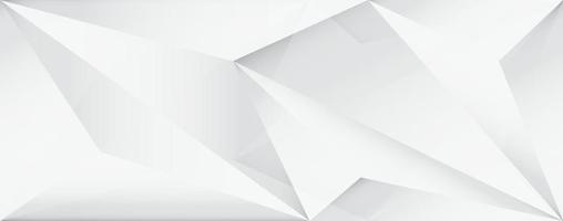 niedriges polygraues und weißes Hintergrunddesign mit geometrischen Dreiecken vektor