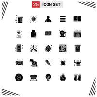 25 kreativ ikoner modern tecken och symboler av diamant möbel avatar skrivbord text redigerbar vektor design element