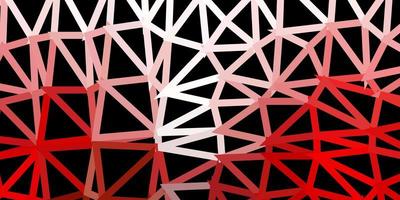 mörkgrön, röd vektorn triangel mosaik mönster. vektor