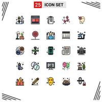 25 kreativ Symbole modern Zeichen und Symbole von Pfeil Ostern Webseite Ei Seiten editierbar Vektor Design Elemente
