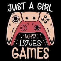 Gaming-T-Shirt-Design kostenlos, Gamer-T-Shirt kostenlos, Gamer-T-Shirts, Vintage-Gaming-T-Shirt-Design, Spielzitat und Spruch, Typografie-Gaming-T-Shirt, Gaming-Retro-Stil-Vektor-T-Shirt vektor