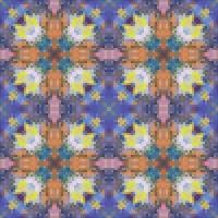 geometrisk mosaik- sömlös mönster design, upprepa textil- design, yta design. vektor