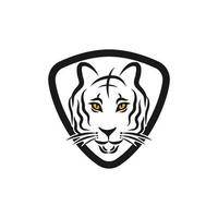 tiger skydda logotyp design mall ,lejon huvud logotyp ,element för de varumärke identitet ,vektor illustration vektor