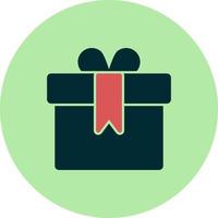 Geschenkbox-Vektorsymbol vektor