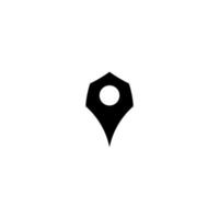 Standort-Pin-Symbol. einfaches stil reiseunternehmen großes verkaufsplakat hintergrundsymbol. Gestaltungselement für das Markenlogo des Positionsstifts. Standort-Pin-T-Shirt-Druck. Vektor für Aufkleber.