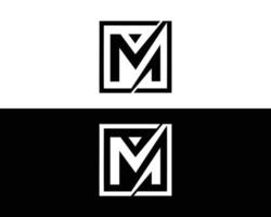 Brief m Logo Symbol Design Vektor Vorlage Elemente.