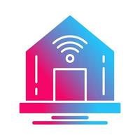 Smart-Home-Vektorsymbol vektor