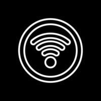 Wifi-Signal-Vektor-Icon-Design vektor