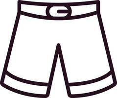 Shorts Vektor-Symbol vektor