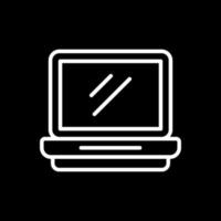 Laptop-Vektor-Icon-Design vektor