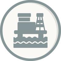 Öl rig Vektor Symbol