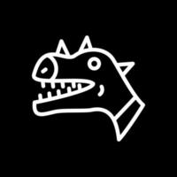 Drachen-Vektor-Icon-Design vektor